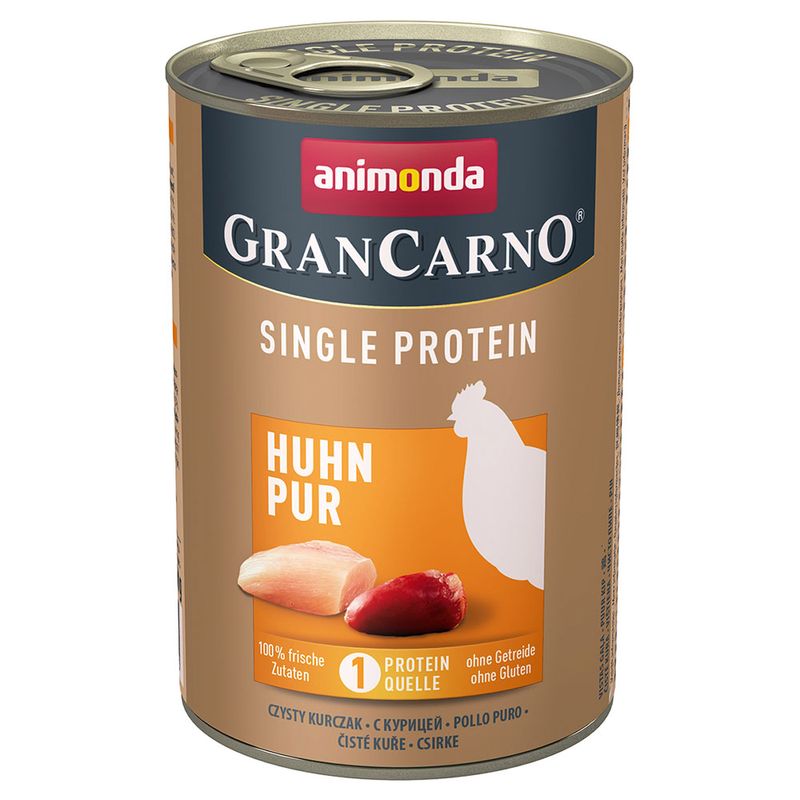 ANIMONDA Konzerva GRANCARNO Single Protein 400g - čisté kuracie