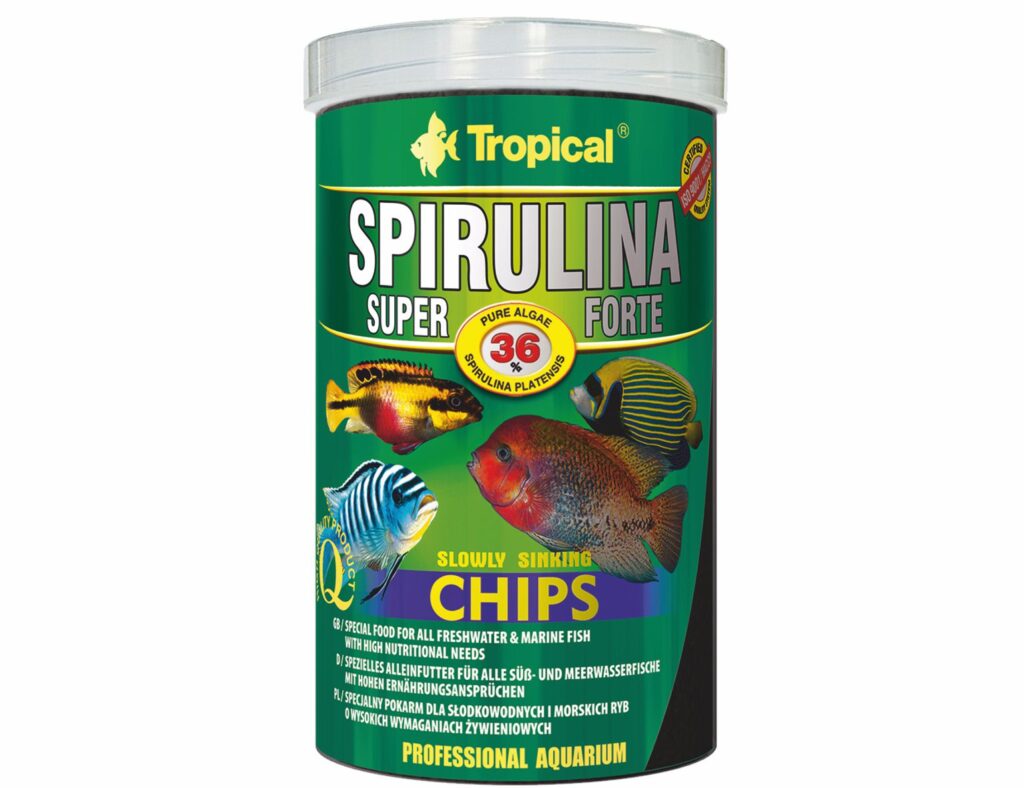 TROPICAL- SpirulinaForteChips 36% 1L/520g