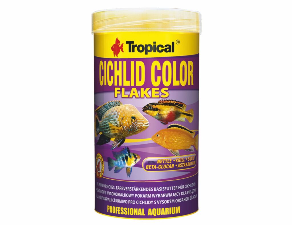 TROPICAL- Cichlid colour flake 250ml/50g