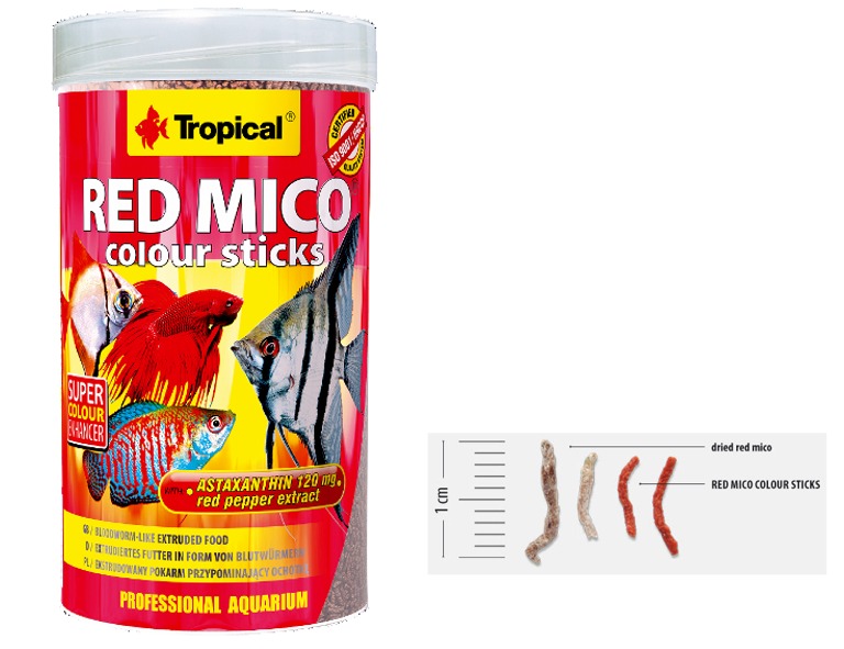 TROPICAL- Red MicoColour Sticks 100ml/32g