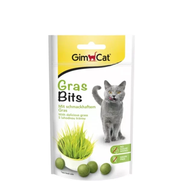 Gimpet GIMCAT GRAS BITS tabl.s trávou 40g