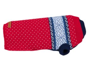 Oblečenie pre psa sveter Bergen 19 cm červený