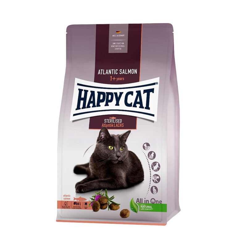 Krmivo - Happy Cat Sterilised Atlantik-Lachs / Losos 4 kg