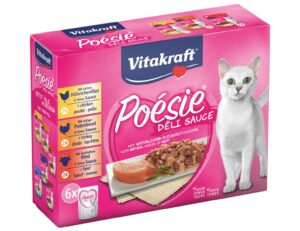 VITAKRAFT- Poésie DéliSauce multipack s mäsom 6x85g kapsička