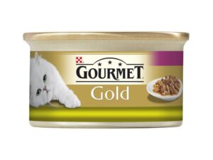 Konz. GOURMET GOLD kúsky králik+pečeň 85g
