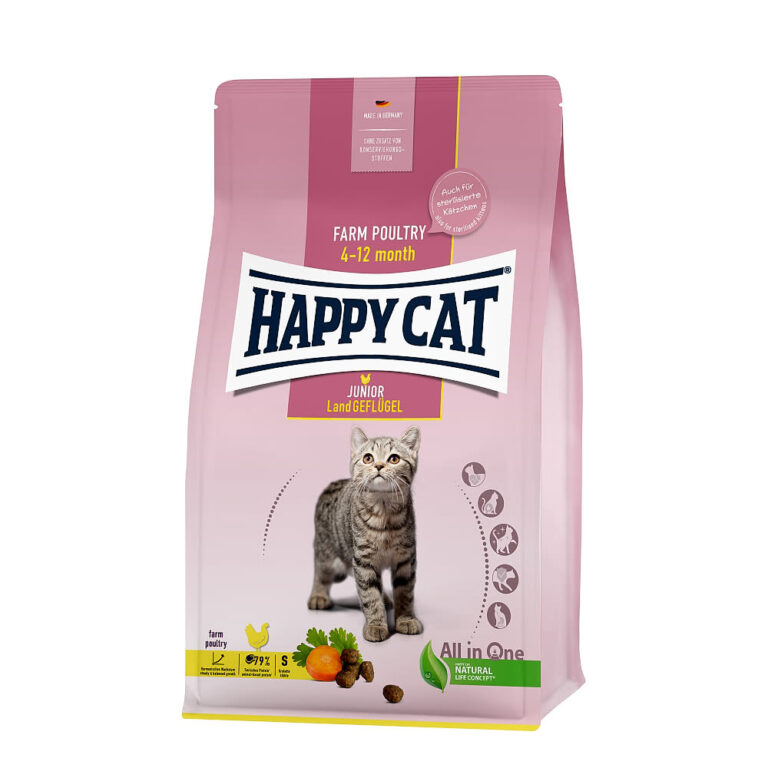 Krmivo - Happy Cat Junior Land Geflügel / Drůbež 10 kg