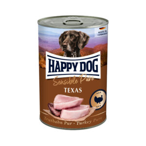Konzervy a mäsovky, Krmivo - konzervy a vlhká strava pre psov, Psy - Happy Dog Truthahn Pur Texas - krůtí 400 g
