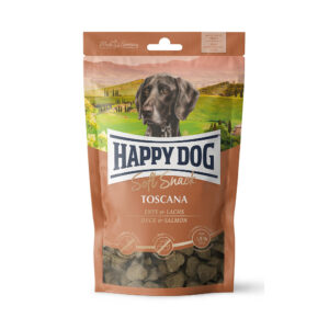 Drobné maškrty a odmeny, Pochúťky, maškrty a dentálne tyčinky pre psov, Psy - Happy Dog Soft Snack Toscana 100 g