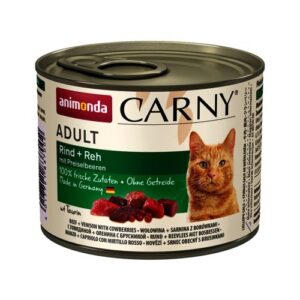 ANIMONDA Konz.CARNY ADULT 200g - srncie s brusnicami