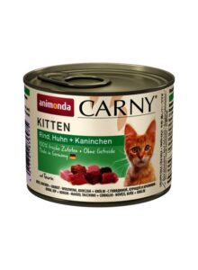 ANIMONDA Konz.CARNY kitten 200g - kura/kralik