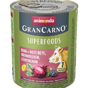 ANIMONDA Konzerva GRANCARNO Superfoods 800g - hovädzie