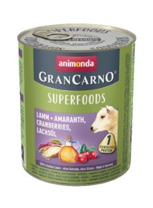 ANIMONDA Konzerva GRANCARNO Superfoods 800g - jahnacie