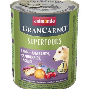 ANIMONDA Konzerva GRANCARNO Superfoods 800g - jahnacie