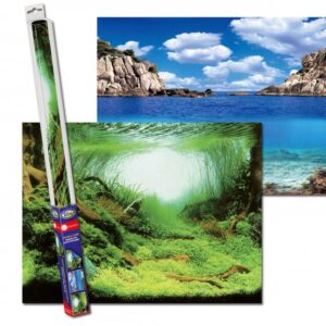 AQUA NOVA Akvarijné pozadie L 100x50cm plants/ocean