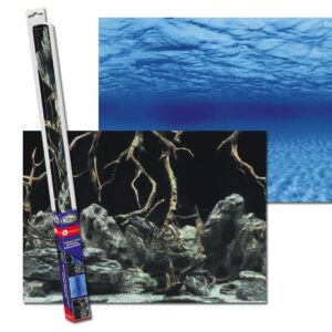 AQUA NOVA Akvarijné pozadie L 100x50cm roots/water