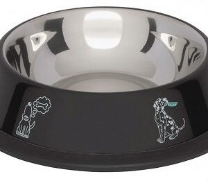 Bary King Cierna Ner. miska s gumou 0.90l