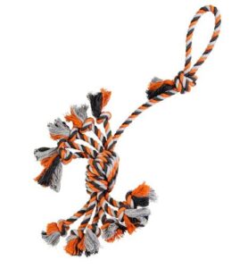 HIP HOP DOG HHD bavlnené pretahovadlo SPIDER 51cm/ 150g šedá