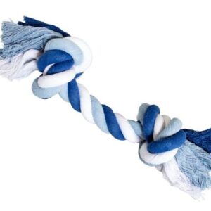 HIP HOP DOG HHD bavlnený uzol 41cm/ 460g tm.modrá