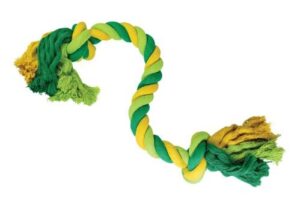 HIP HOP DOG HHD bavlnený uzol JUMBO 100cm/ 1000g limetková