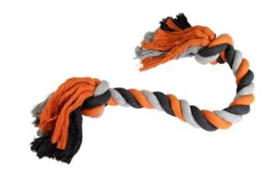 HIP HOP DOG HHD bavlnený uzol JUMBO 100cm/ 1000g šedá