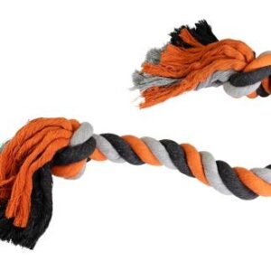 HIP HOP DOG HHD bavlnený uzol JUMBO 100cm/ 1000g šedá