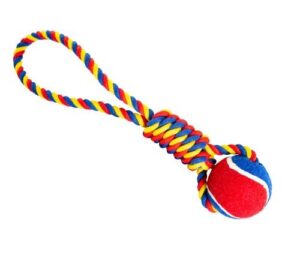 HIP HOP DOG HHD vrhacie pretahovadlo s tenisákom 6cm