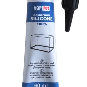 Happet Akvarijný silikón 60ml - cierny