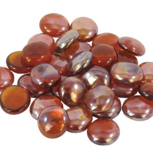 Happet Sklenené ploche ozdoby jantarové - akva. dekor.