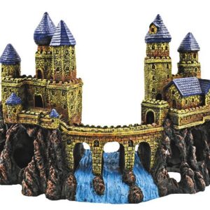 Happet Zámok na skalách 33 cm - akva. dekorácia