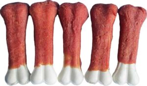 Happet - masove pamlsky Kacacie na bielej kosti 13cm 10ks-570g