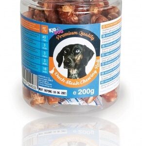 KID DOG KD Kacací steak na byvolej tycinke 200g DÓZA - PREMIUM QUALITY