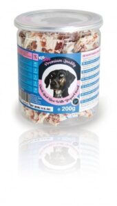 KID DOG KD Kacacie mäso s ryžou a jogurtovou náplnou 200g DÓZA - PREMIUM QUALITY