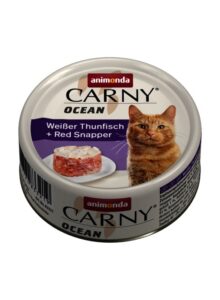 Konz.CARNY OCEAN 80g - tuniak + chnapal cervený