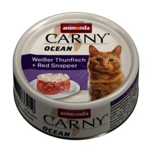 Konz.CARNY OCEAN 80g - tuniak + chnapal cervený