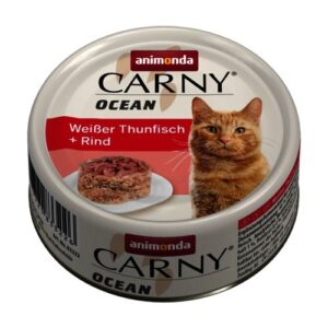 Konz.CARNY OCEAN 80g - tuniak + hovädzie