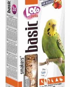 LOLOPETS LO Andulka tycinka 3ks - ovocie/med/vajc