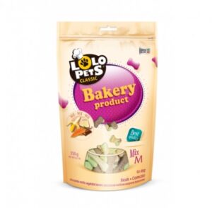 LOLOPETS LO Keksy pre psa 350g - kosti fólia
