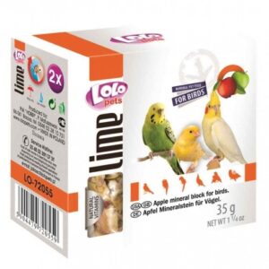 LOLOPETS LO Min. kamene pre vtáky 35g - jablko