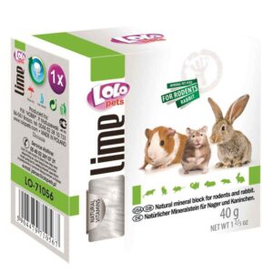 LOLOPETS LO Minerálny kamen hlod 40g - natural