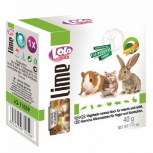 LOLOPETS LO Minerálny kamen hlod 40g - zelenina