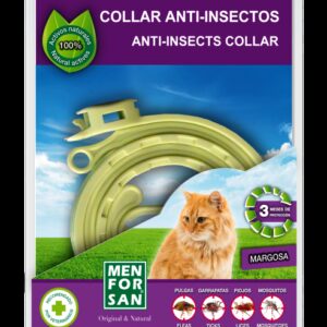 MEN FOR SAN Antiparazitný obojok pre macky-prír.báza