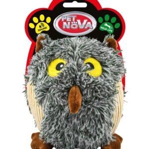 Petnova - Hracky HRACKA - PLU OWL GRAY 15 cm
