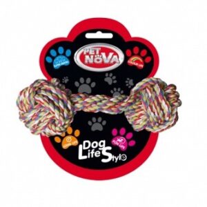 Petnova - Hracky HRACKA - ROPE-DUMBBEL-17CM