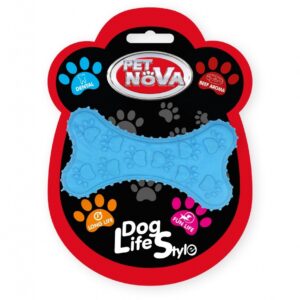 Petnova - Hracky HRACKA - TPR DENTBONE BLUE