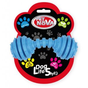 Petnova - Hracky HRACKA - TPR DUMBBELL 12CM BLUE