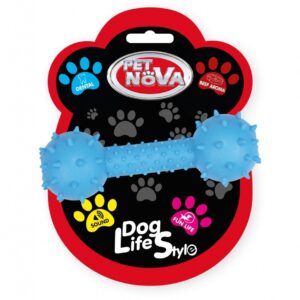Petnova - Hracky HRACKA - TPR DUMBBELL 14CM BLUE