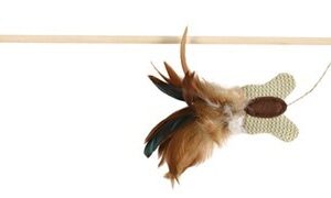 Trixie Playing rod with butterfly