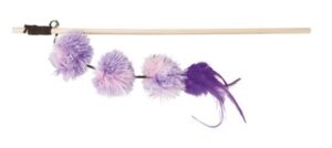 Trixie Playing rod with pompom balls