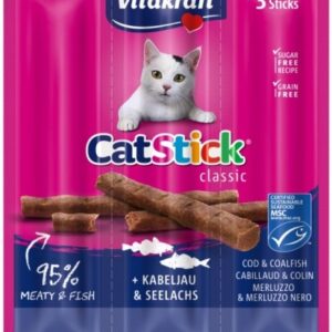 Vitakraft VK Cat stick min.cod+tuna 3ks/20
