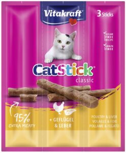 Vitakraft VK Cat stick min.poultr/liver 3ks/2